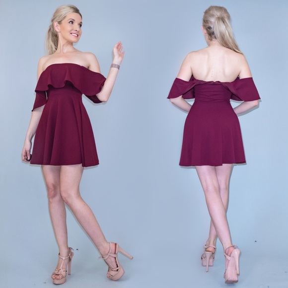 Windsor Dresses & Skirts - Windsor Off Shoulder Flirty Cocktail Party Dress